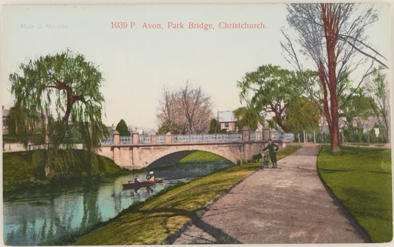 Avon Park Bridge, Christchurch, 1904