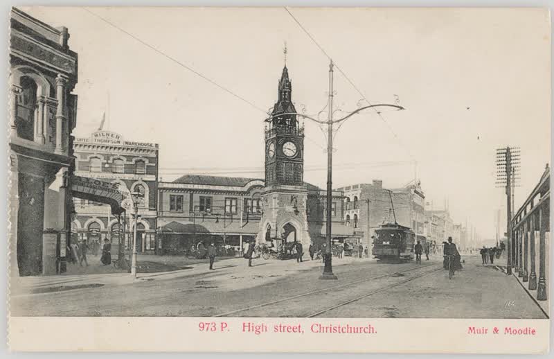 High Street, Christchurch, 1905