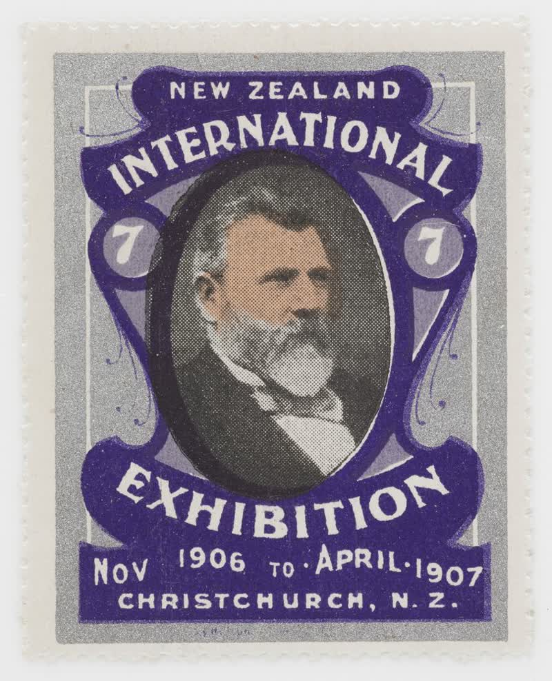 Cinderella, Christchurch Exhibition label No. 7, 1906