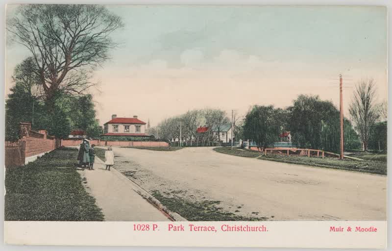 Park Terrace, Christchurch, 1905