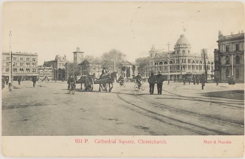 Cathedral Square, Christchurch, 1905
