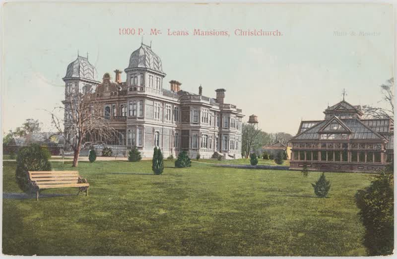 McLean's Mansions, Christchurch, 1905