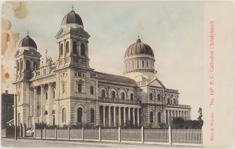 Roman Catholic Cathedral, Christchurch, 1905