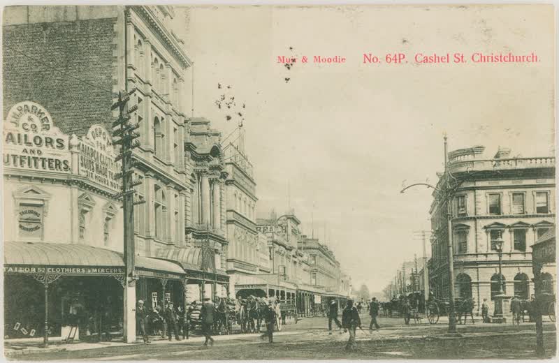 Cashel Street, Christchurch, 1905