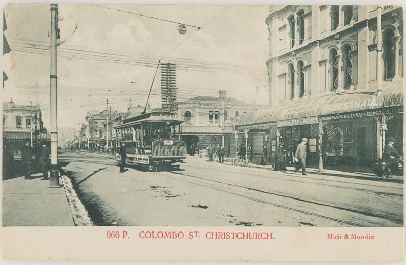 Colombo Street, Christchurch, 1905