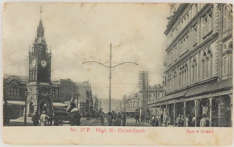 High Street, Christchurch, 1905