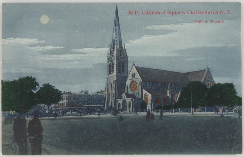 Cathedral Square, Christchurch, New Zealand, 1905