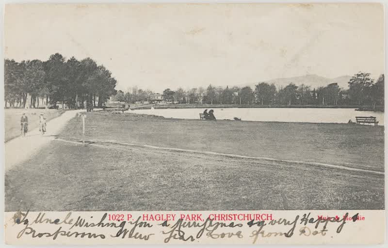 Hagley Park, Christchurch, 1905