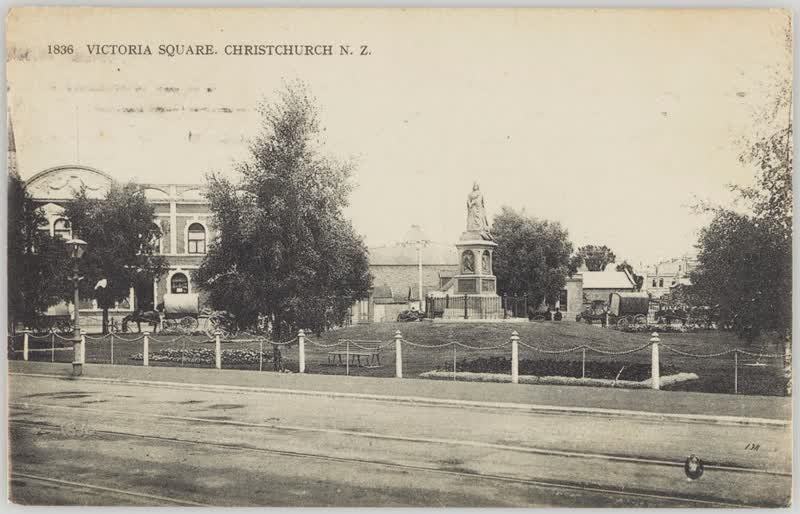 Victoria Square, Christchurch, 1913