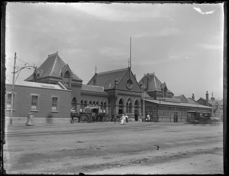 Christchurch Railway Station, 1906