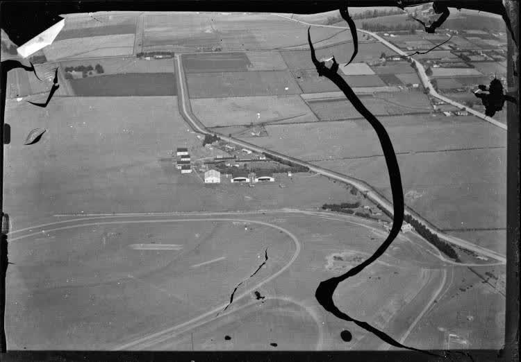 Wigram Aerodrome from the air, 1928, 1920
