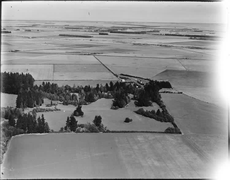 Darfield area from the air, 1920