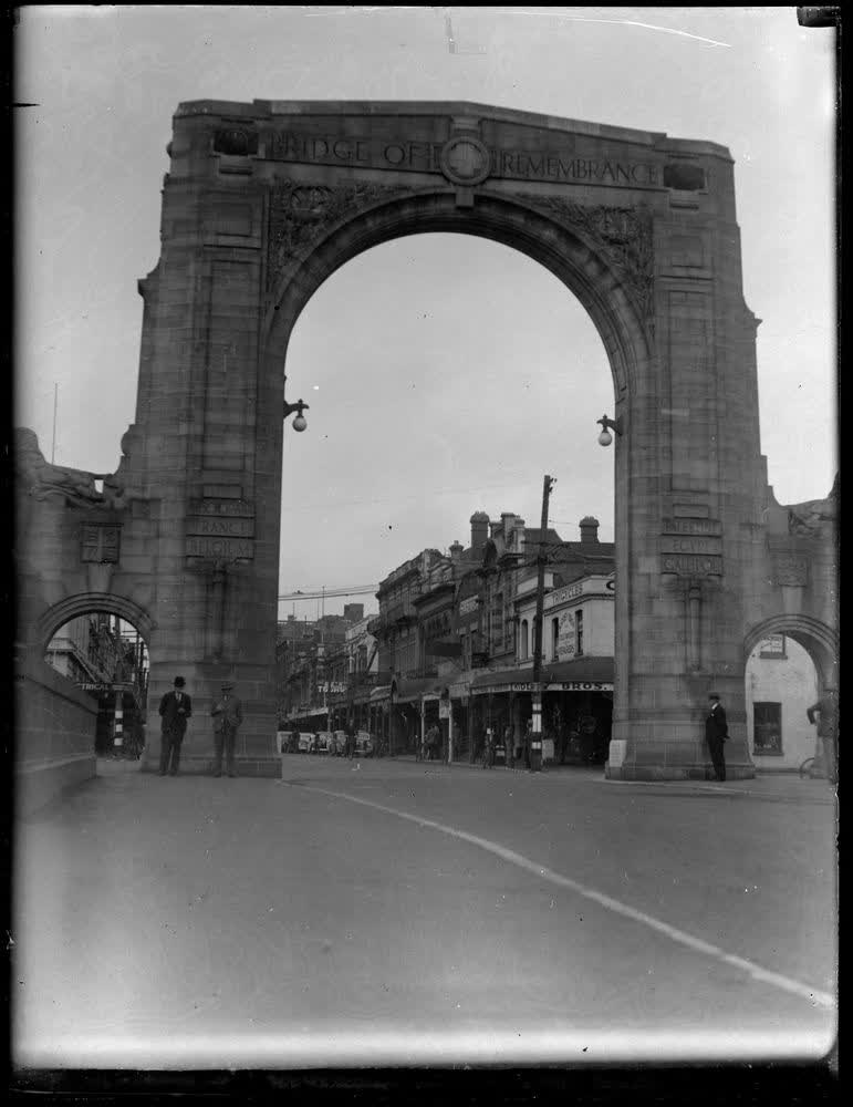 Bridge of Remembrance, Christchurch, 1923