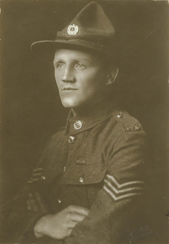 Photographic portrait: Henry James Nicholas, VC, 1918