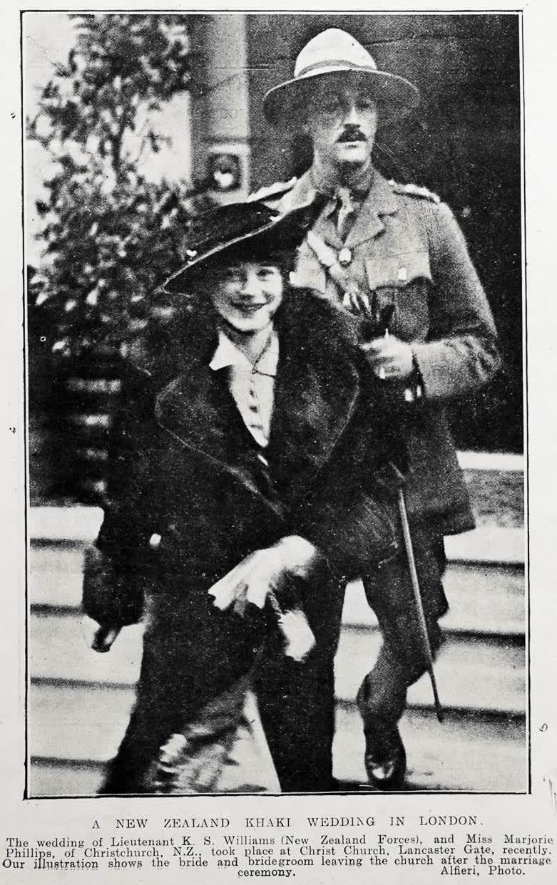 A New Zealand khaki wedding in London, 1916