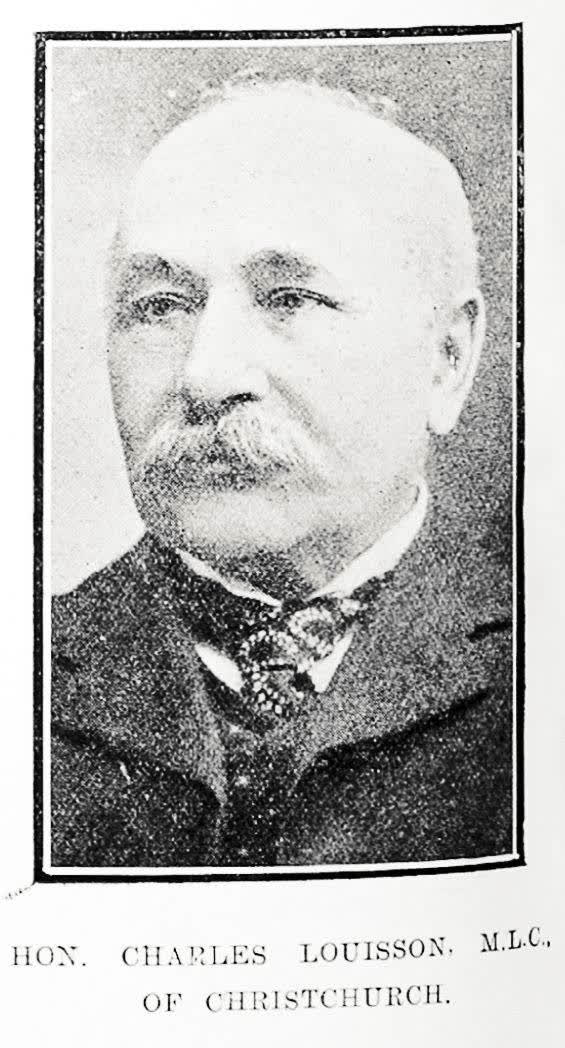 Hon. Charles Louisson, M.L.C., of Christchurch, 1918