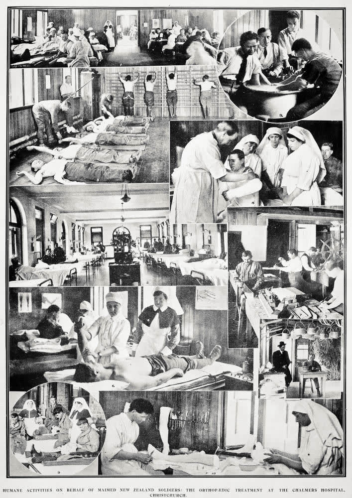 Humane activities on behalf of maimed New Zealand soldiers: the orthopaedic treatment at the Chalmers Hospital, Christchurch, 1919
