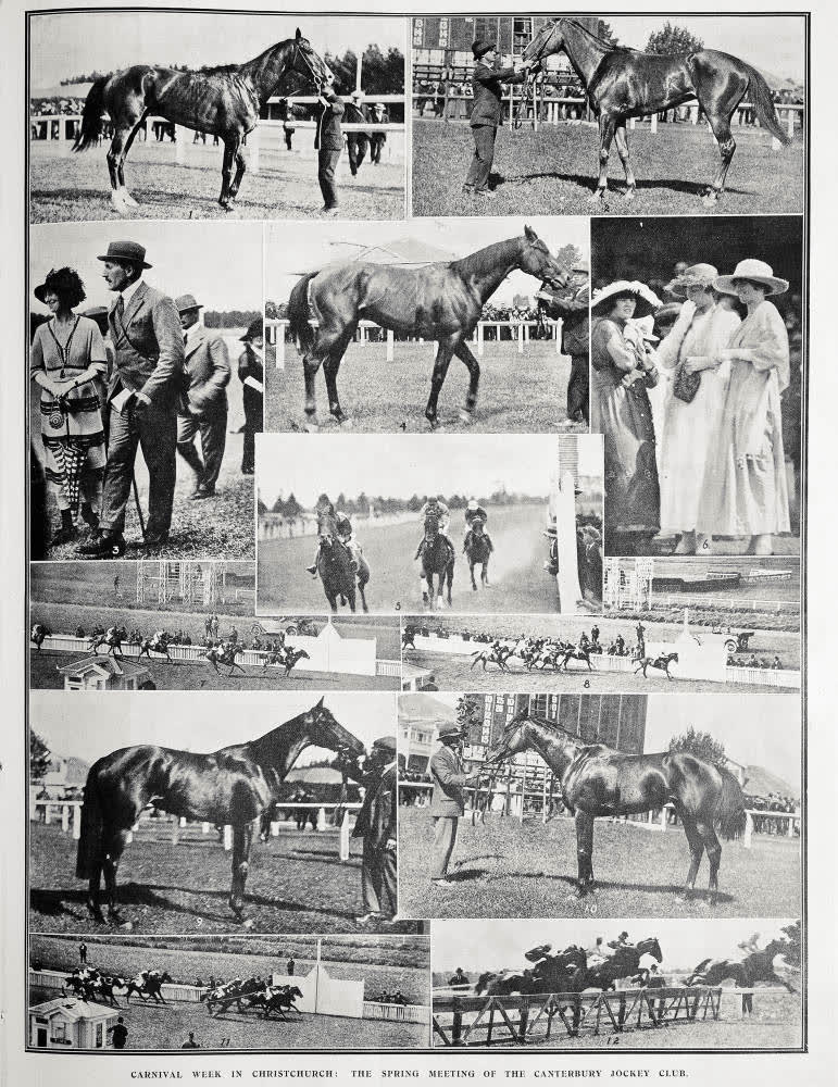 Carnival Week in Christchurch: the spring meeting of the Canterbury Jockey Club, 1919