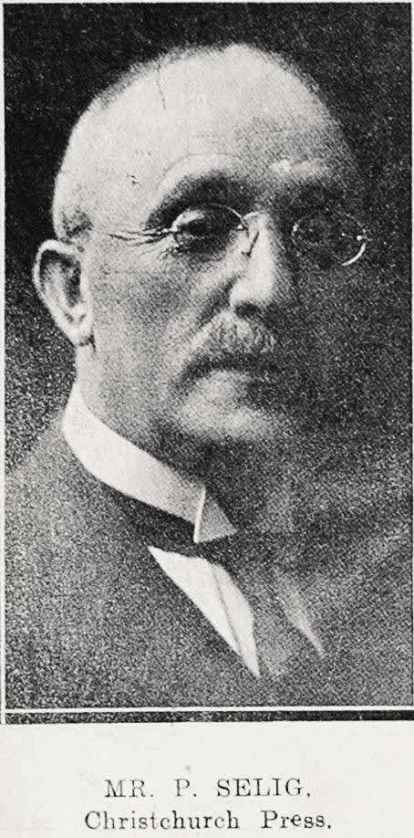 Mr P. Selig, Christchurch Press, 1920