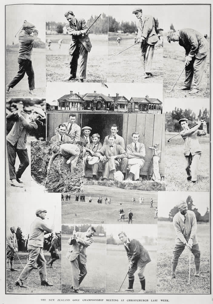 The New Zealand Golf Championship meeting at Christchurch last week, 1921