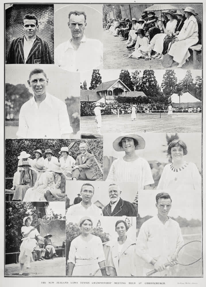 The New Zealand Lawn Tennis Championship meeting held at Christchurch, 1922