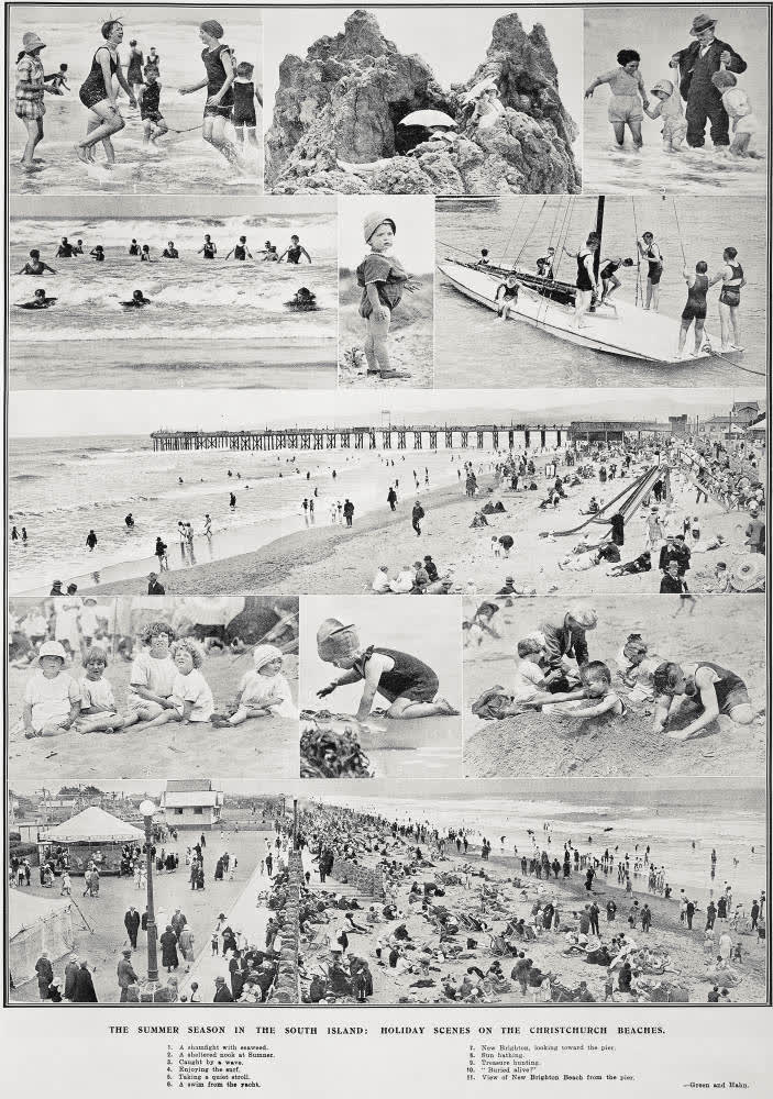 The Summer Season in the South Island: Holiday Scenes on the Christchurch Beaches, 1927