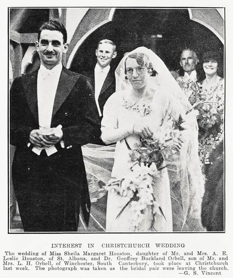 Interest in Christchurch wedding, 1935