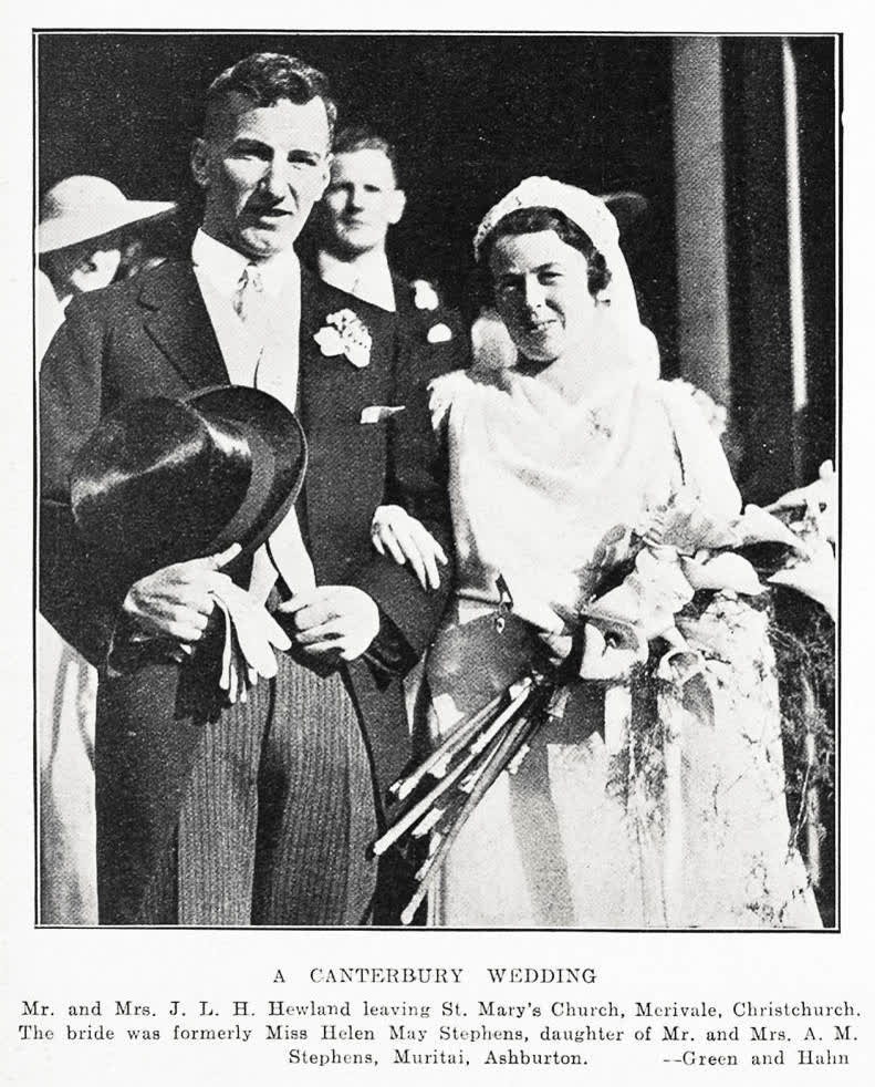 A Canterbury wedding, 1935