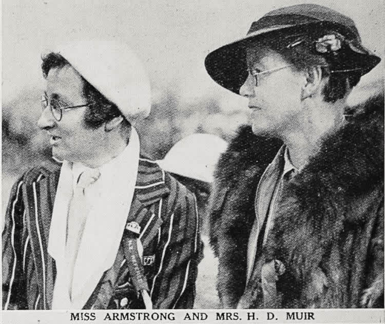 Miss Armstrong and Mrs. H. D. Muir, 1936