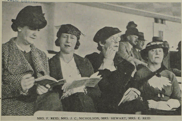 Canterbury Jockey Club's autumn meeting opens in fine weather: snapshots on the first day at Riccarton, 1937
