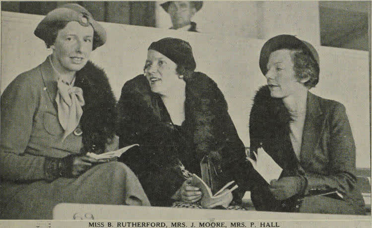 Canterbury Jockey Club's autumn meeting opens in fine weather: snapshots on the first day at Riccarton, 1937