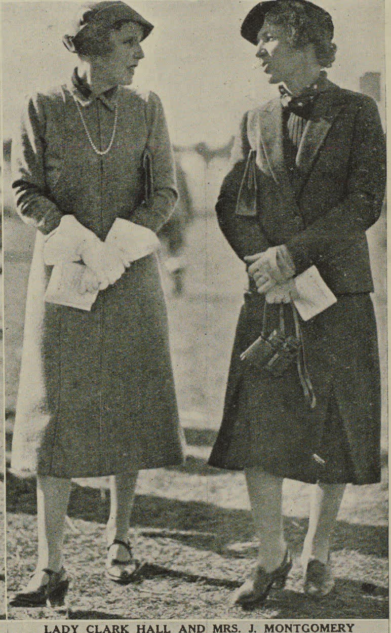 Race-goers at the Canterbury Jockey Club's horse races at Riccarton, 1938