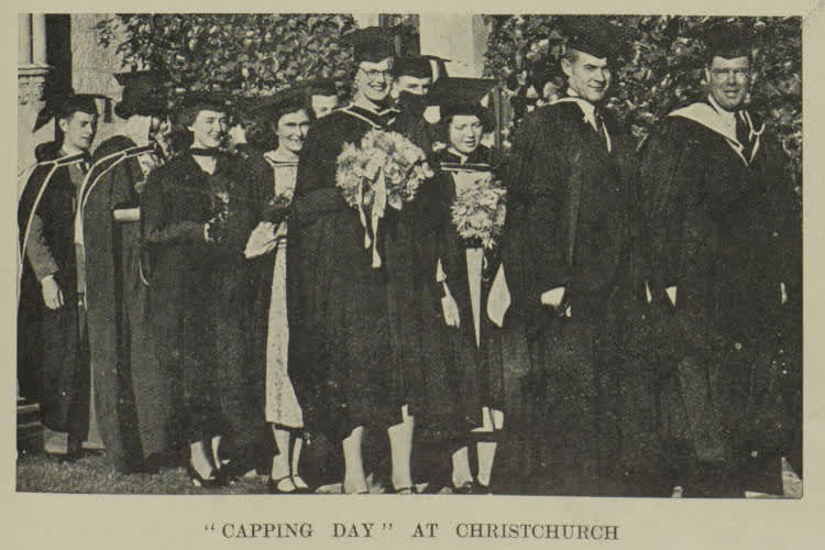 Capping day at Christchurch, 1938