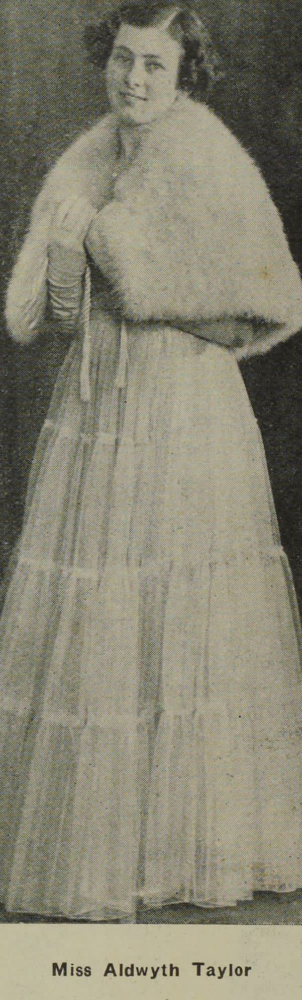 Miss Aldwyth Taylor, 1938