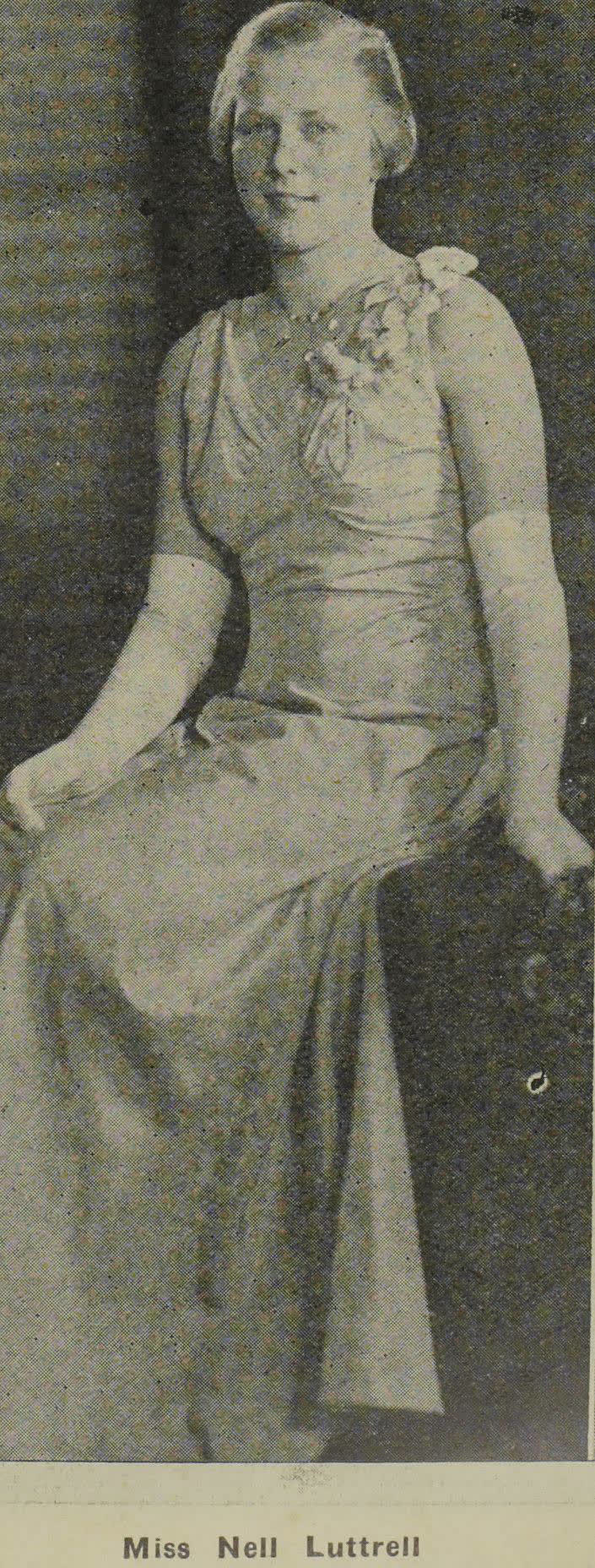 Miss Nell Luttrell, 1938