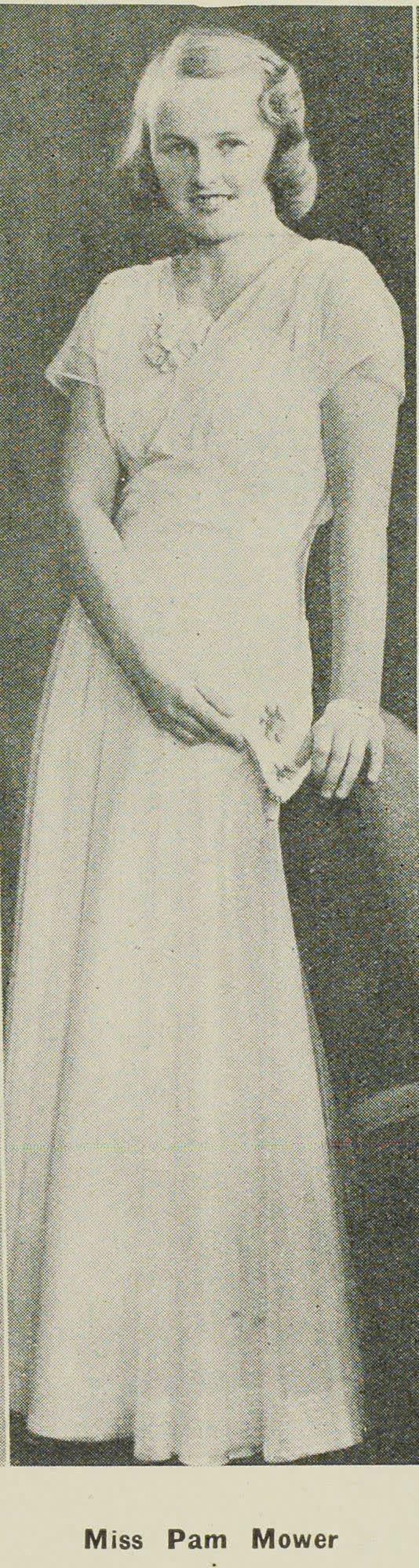 Miss Pam Mower, 1938