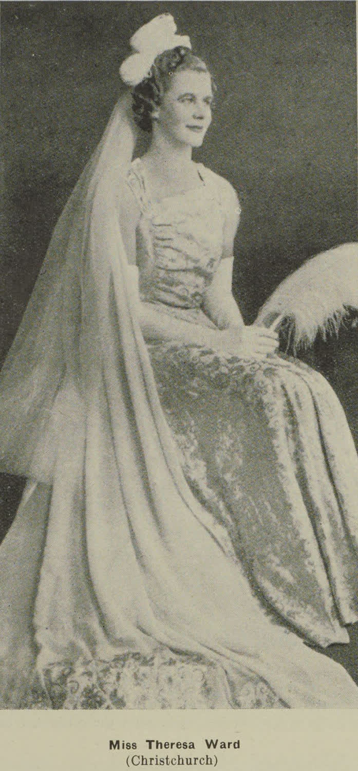 Miss Theresa Ward, Christchurch, 1938