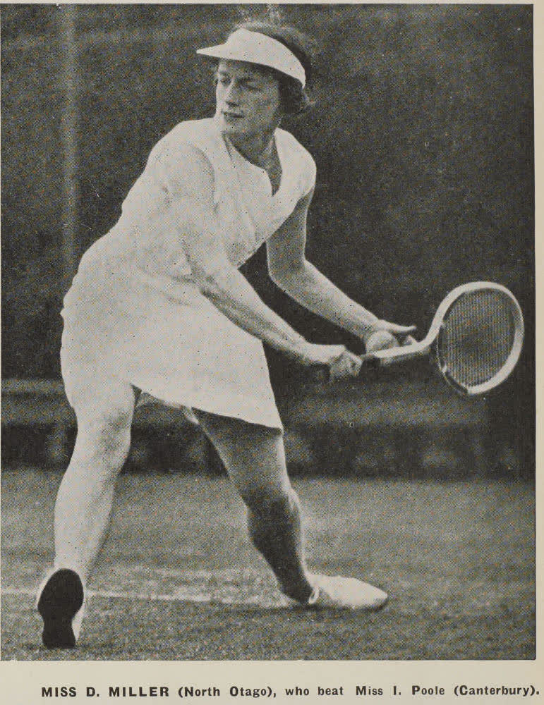Miss D. Miller (North Otago), who beat Miss L. Poole (Canterbury), 1939
