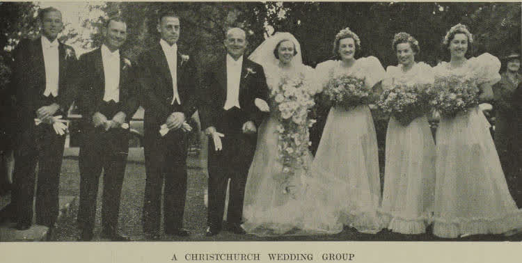 A Christchurch wedding group, 1939