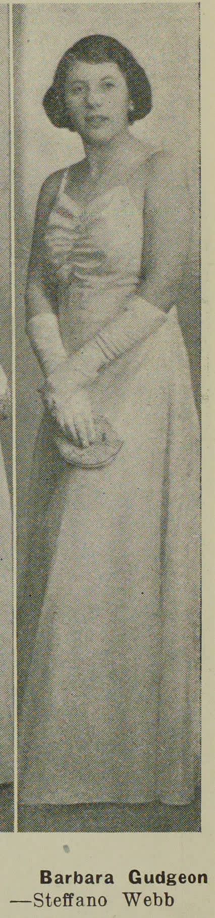 Barbara Gudgeon, 1939