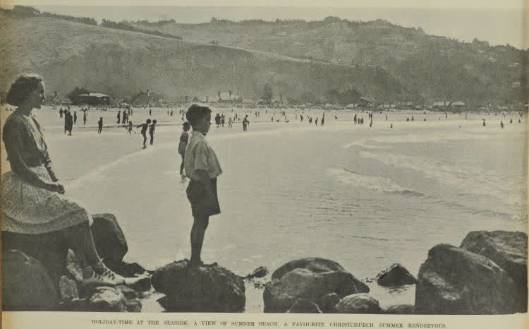 Holiday-time at the seaside, 1940