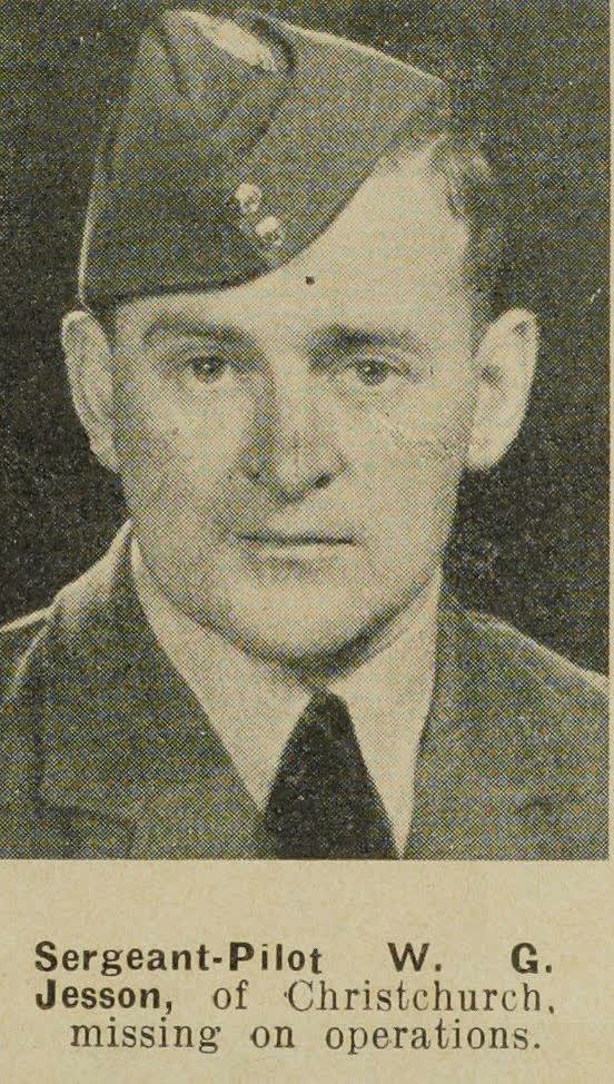 Sergeant-Pilot W. G. Jesson, of Christchurch, missing on operations, 1941