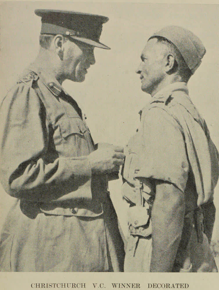 Christchurch V.C. winner decorated, 1941