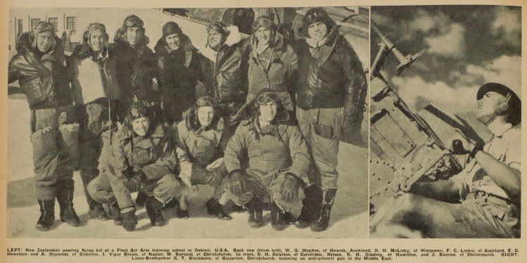 New Zealanders on Active Service with the Navy, Army and Air Force, 1943