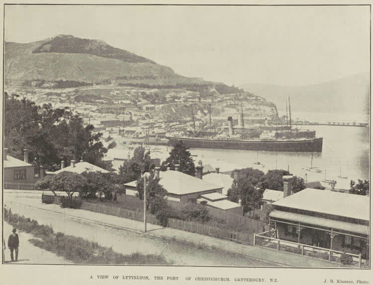 A view of Lyttelton, the port of Christchurch, Canterbury, N.Z., 1904