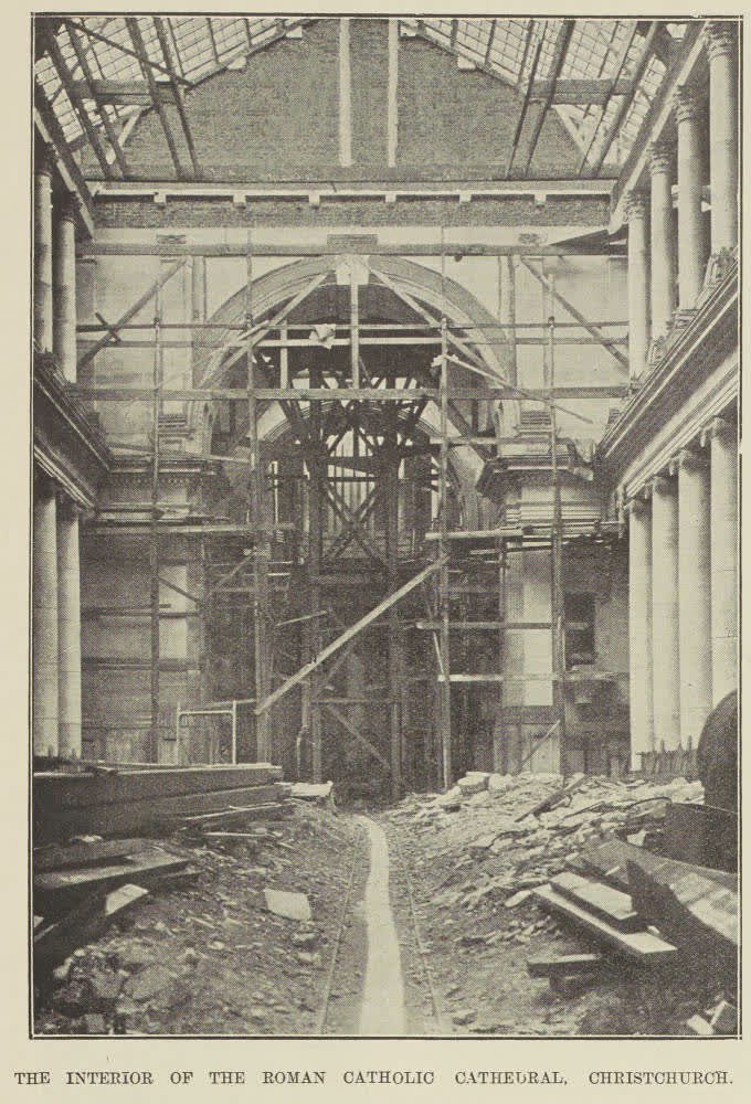 THE INTERIOR OF THE ROMAN CATHOLIC CATHEDRAL, CHRISTCHURCH, 1904