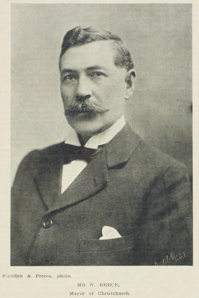 Mr William Reece, Mayor of Christchurch, 1900