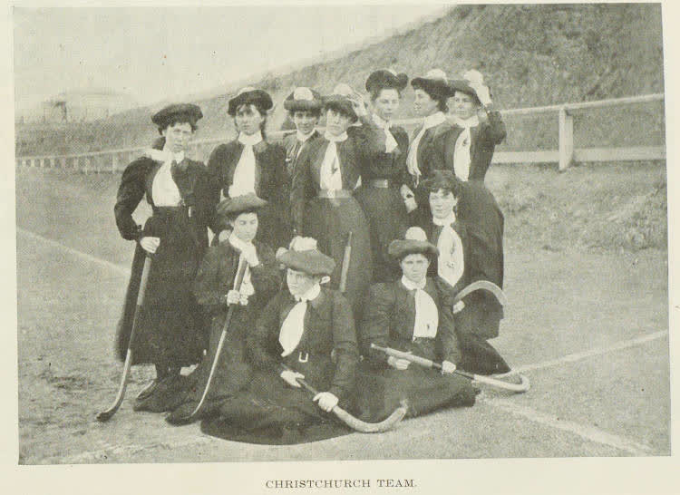 Ladies Hockey Tournament in Wellington, 1900