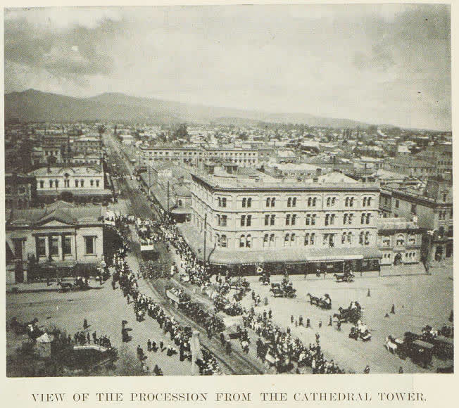 Labour day in Christchurch, New Zealand, 1900