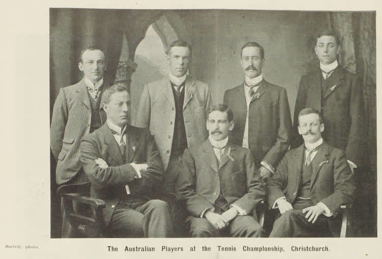 The Tennis Championship, Christchurch, 1901